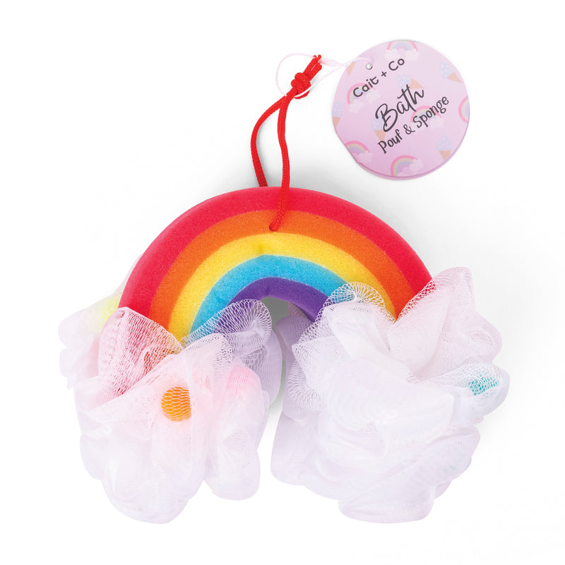 Forever Young-Bath Pouf & Sponge-Rainbow