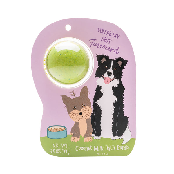 Yorkie + Border Collie Clamshell Bath Bomb