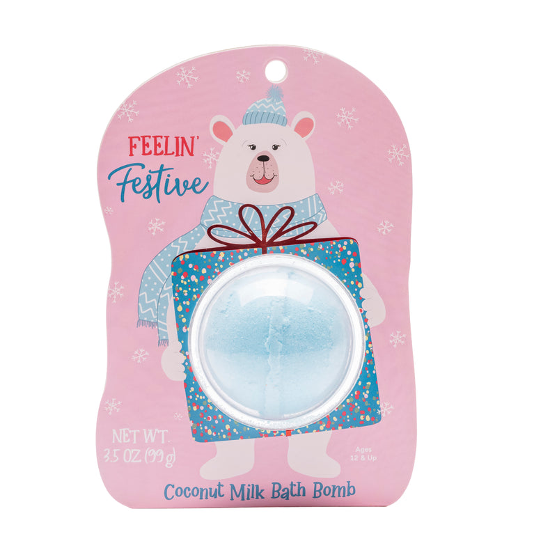 Polar Bear Clamshell Bath Bomb