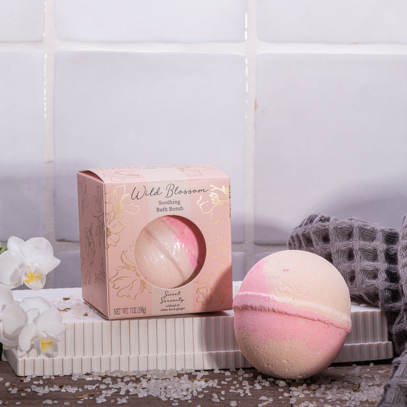 Wild Blossom Soothing Bath Bomb - Sweet Serenity