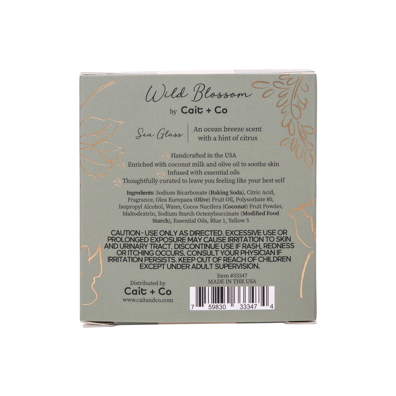 Wild Blossom Soothing Bath Bomb - Sea Glass