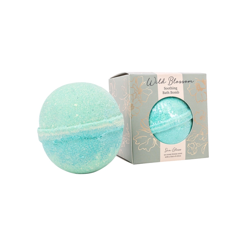 Wild Blossom Soothing Bath Bomb - Sea Glass