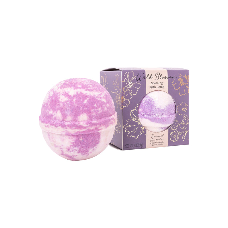 Wild Blossom Soothing Bath Bomb - Tranquil Lavender