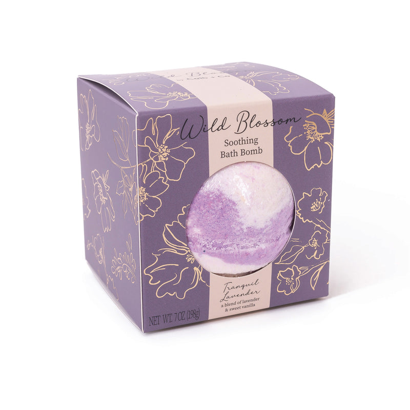 Wild Blossom Soothing Bath Bomb - Tranquil Lavender