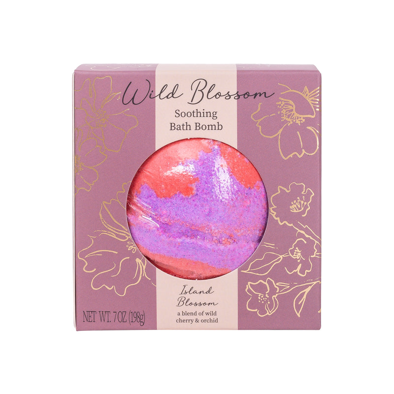 Wild Blossom Soothing Bath Bomb - Island Blossom