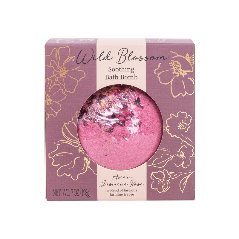 Wild Blossom Soothing Bath Bomb - Asian Jasmine Rose