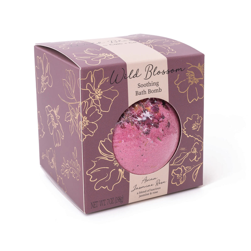 Wild Blossom Soothing Bath Bomb - Asian Jasmine Rose