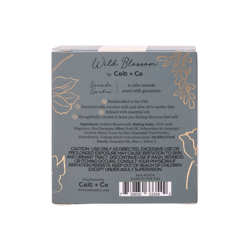 Wild Blossom Soothing Bath Bomb - Seaside Garden