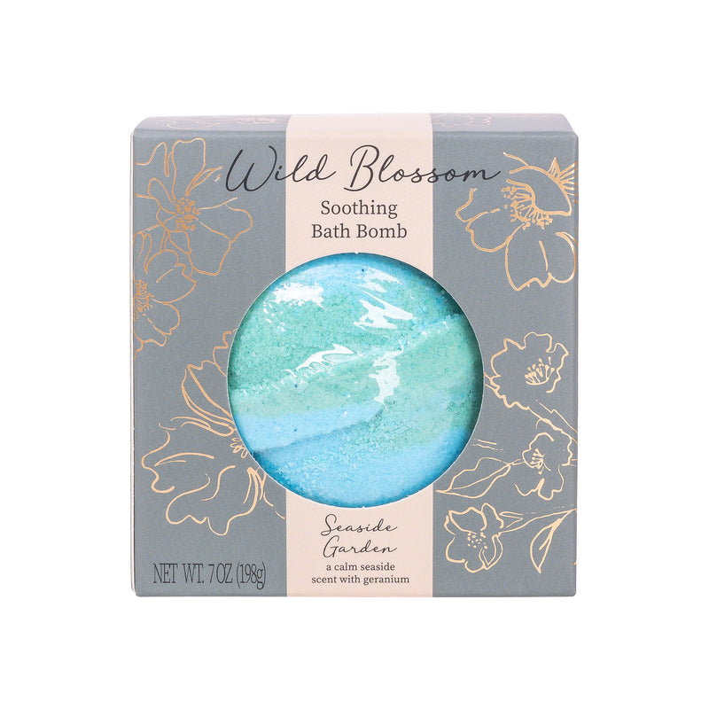 Wild Blossom Soothing Bath Bomb - Seaside Garden