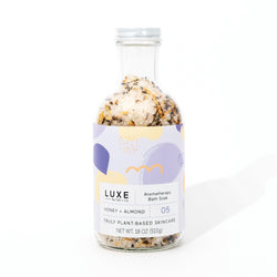 Honey + Almond Aromatherapy Bath Salt Soak