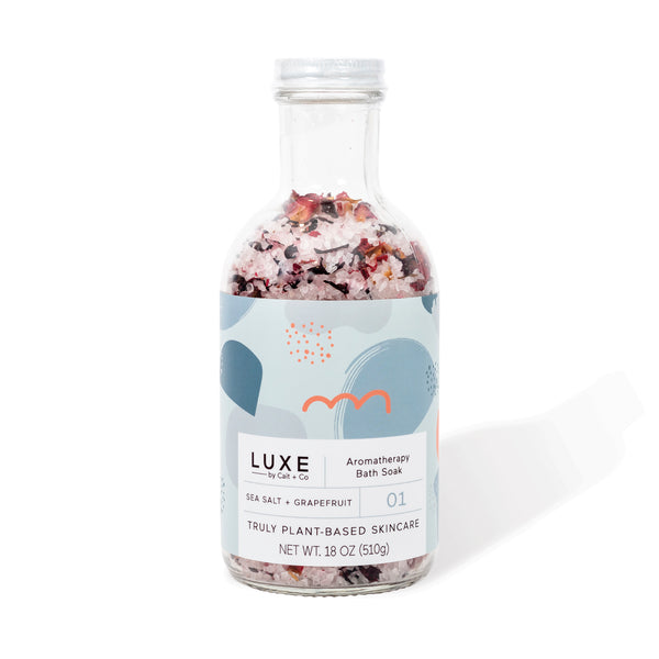 Sea Salt + Grapefruit Aromatherapy Bath Salt Soak