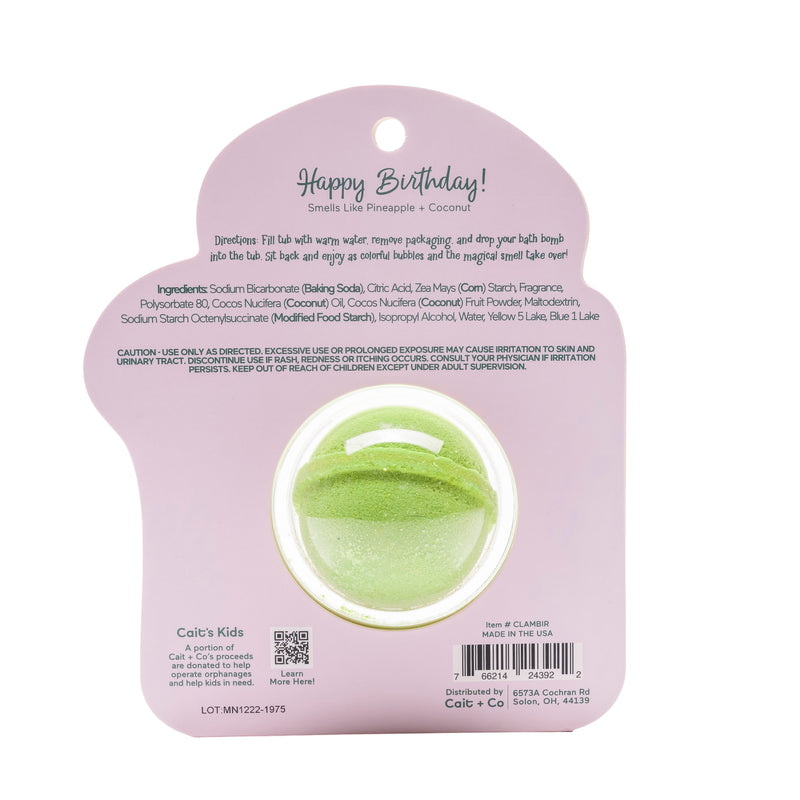 Happy Birthday Bath Bomb Clamshell