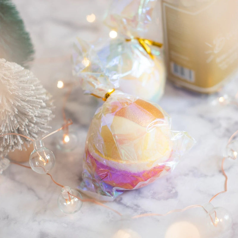 Cait and Co Christmas Bath Bomb - All is Bright - Gift Wrapped!
